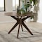Baxton Studio Monte Mid-Century Modern Walnut Wood 47-Inch Round Dining Table 134-7175 - alternate 7